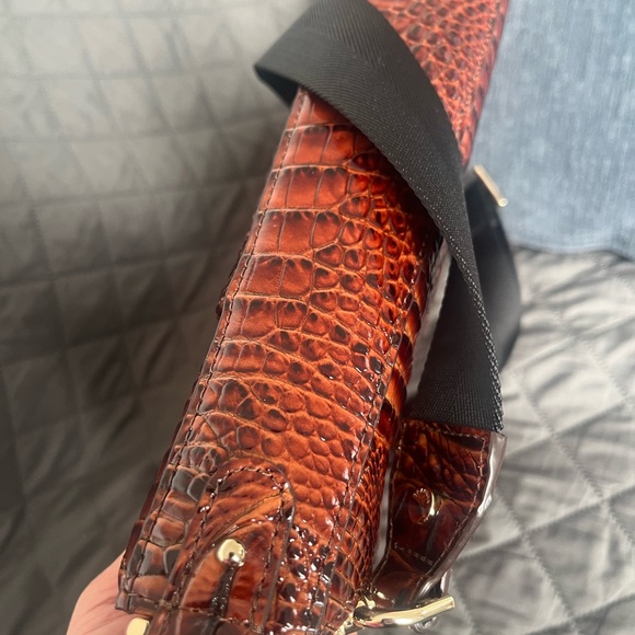 Brahmin Leia Crossbody Pecan PERFECT CONDITION - Picture 10 of 14